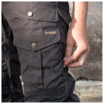 PANTALON FJALL RAVEN COLOR DARK GREY-BLACK